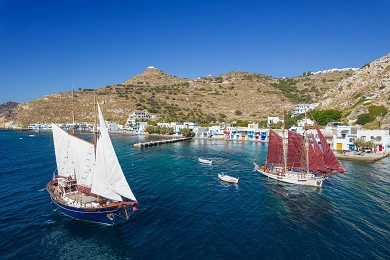 Full Day Cruise Around Milos on a Traditional Boat